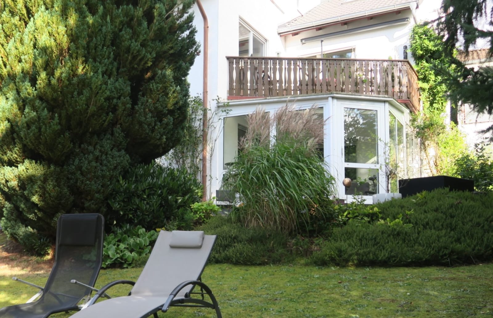 Gartenansicht 1 der Ferienwohnung