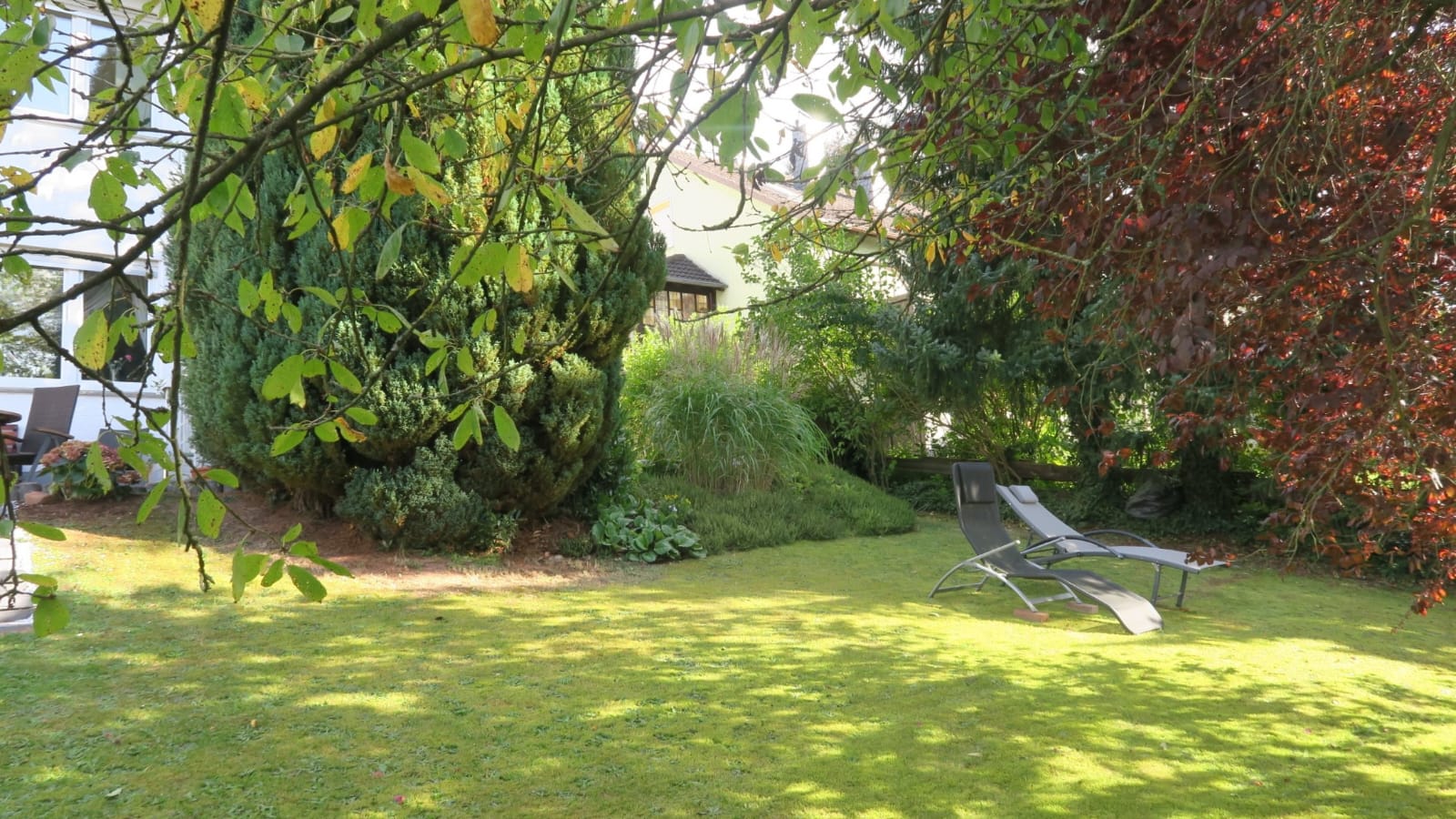 Gartenansicht 2 der Ferienwohnung