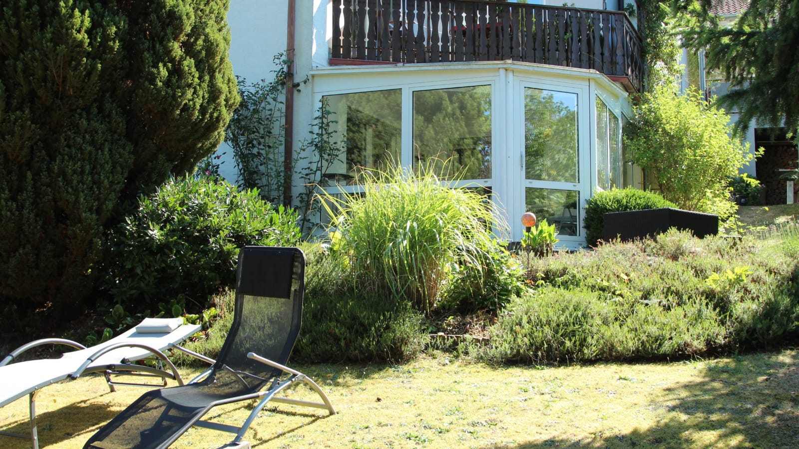 Gartenansicht 3 der Ferienwohnung