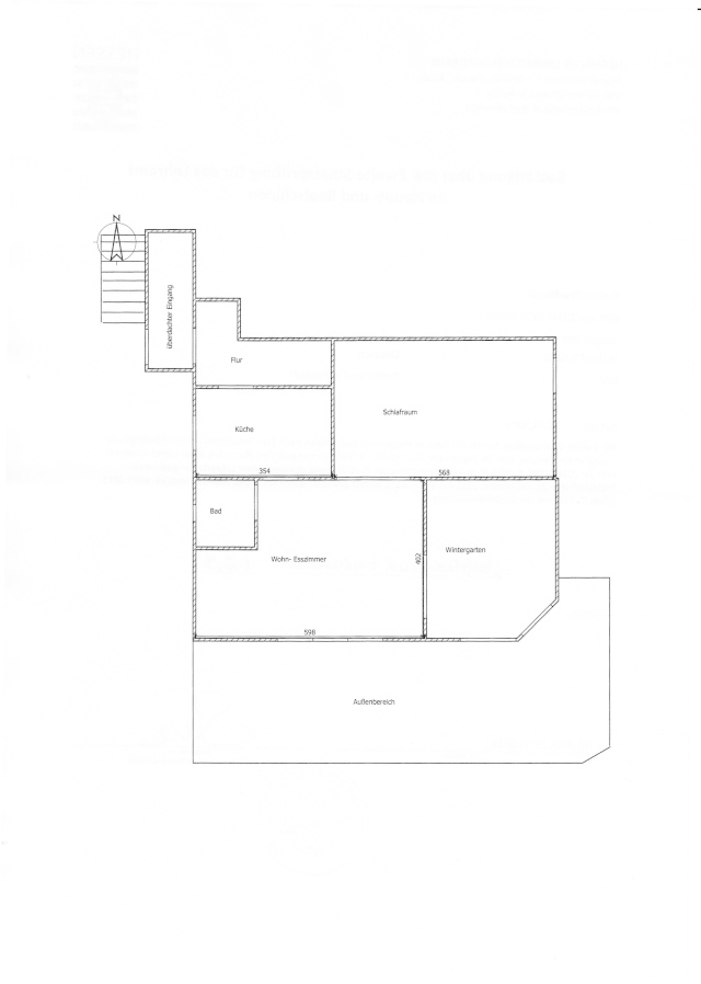 Grundriss der Ferienwohnung